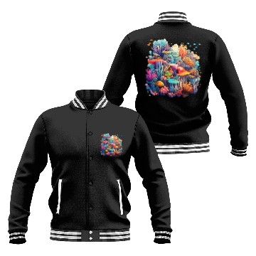 Discover Coral Kaleidoscope: Nature's Mosaic Baseball Jackets
