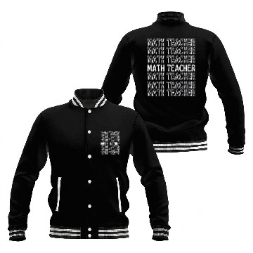 Discover Math teacher Baseball Jackets