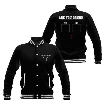 Discover You Drunk? | Funny Beer Drinking, Bar Party Humor Baseball Jackets