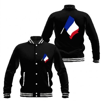 Discover France flag Baseball Jackets