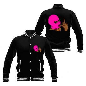 Discover HustleSkillz com Gansta Goddess 12 Pink Baseball Jackets