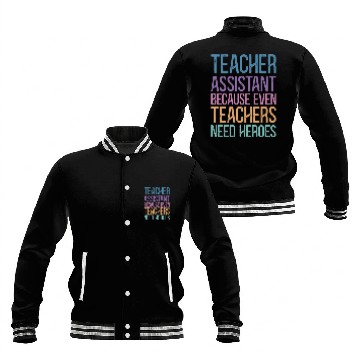 Discover Teacher Assistant Baseball Jackets