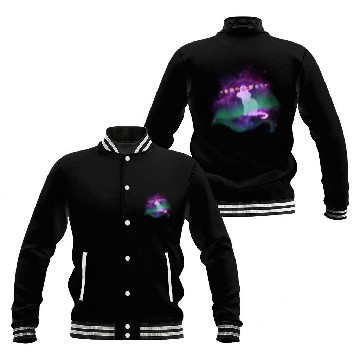 Discover Music Space Cat Baseball Jackets