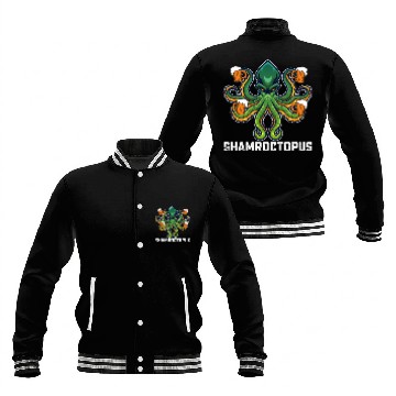 Discover Shamroctopus Octopus Lover St Patrick's Day Baseball Jackets