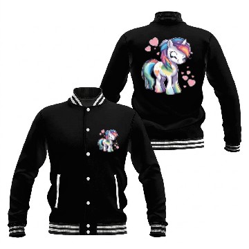 Discover Valentine Pony Baseball Jackets