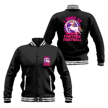 Discover I Suck At Fantasy Football Baseball Jackets