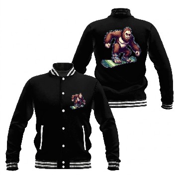 Discover Bigfoot Snowboard Baseball Jackets
