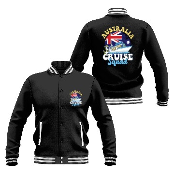 Discover Australia Cruise Squad Family Vacation Trip Baseball Jackets