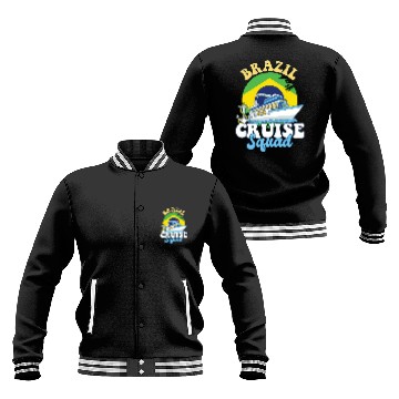 Discover Brazil Cruise Squad Family Vacation Trip Baseball Jackets