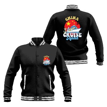 Discover China Cruise Squad Family Vacation Trip Baseball Jackets