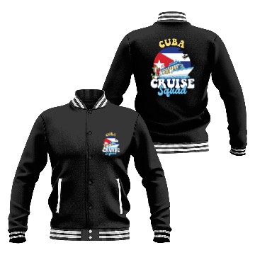 Discover Cuba Cruise Squad Family Vacation Trip Baseball Jackets