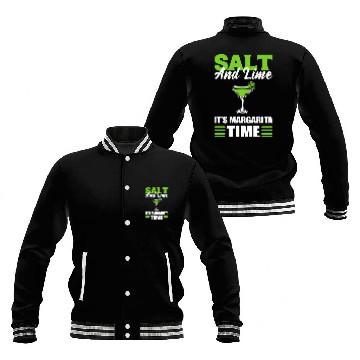 Discover Salt & Lime Alcoholic Person Gift Baseball Jackets