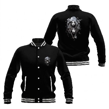 Discover Gothic Beauty Rose Queen Illustration Baseball Jackets