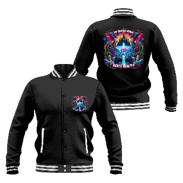 Discover My fantasy world beats reality - Fantasy Baseball Jackets