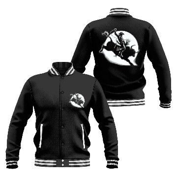 Discover Rodeo Bull Riding Livestock Show Farmer Cattle Baseball Jackets