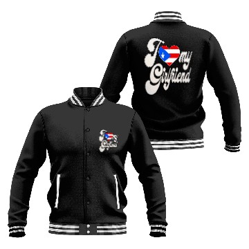 Discover PRI Love My Puerto Rican Girlfriend Baseball Jackets