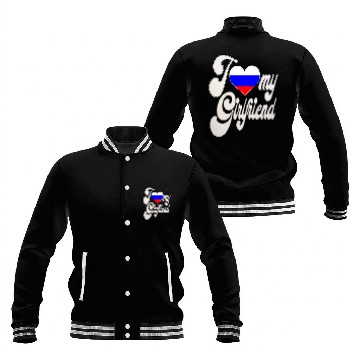 Discover RussiaI Love My Russian Girlfriend Baseball Jackets