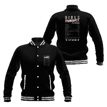 Discover Bible Emergency Numbers Baseball Jackets