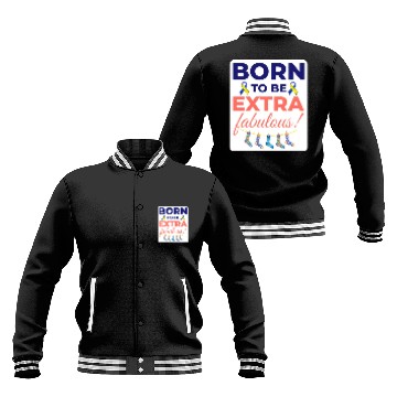 Discover Down Syndrome Awareness Extra Fabulous Baseball Jackets