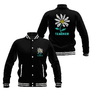 Discover Teacher Daisy Baseball Jackets