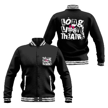 Discover Long Live Theatre Theater Punk Rock Baseball Jackets