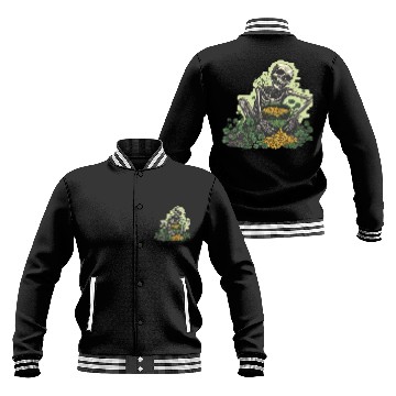 Discover St Patricks Skeleton Pot of Gold Baseball Jackets