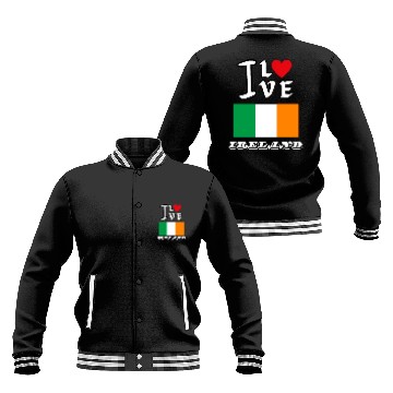 Discover I Love Ireland Baseball Jackets