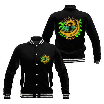 Discover Banana Summer Vector Baseball Jackets Design