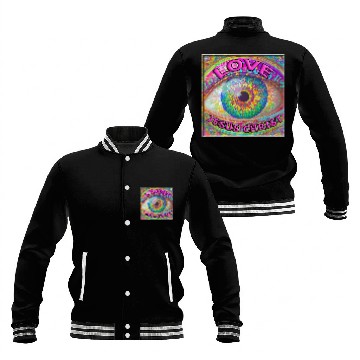 Discover Eye (I) Love JESUS CHRIST Baseball Jackets