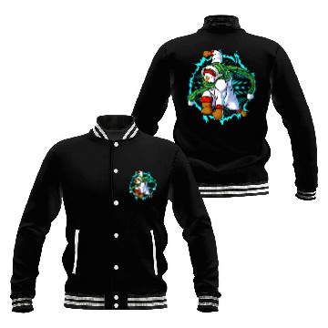 Discover The Snowman Is Ready For Attack Baseball Jackets