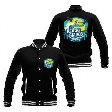 Discover Riding Giants Surf School Baseball Jackets