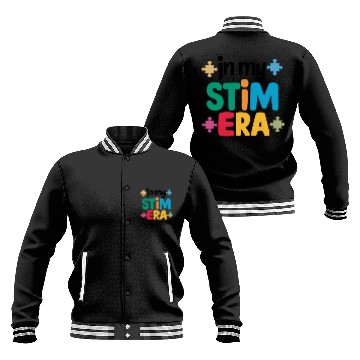 Discover In My Stimulation Era Autism Spectrum Autism Baseball Jackets