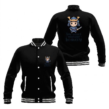 Discover Chibi Samurai Baseball Jackets