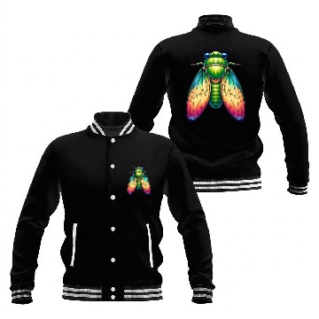 Discover Colorful Cicada Baseball Jackets