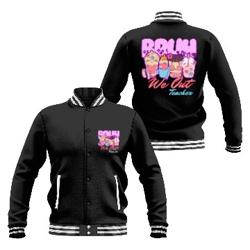 Discover Bruh we out teachers end of school summertime Baseball Jackets