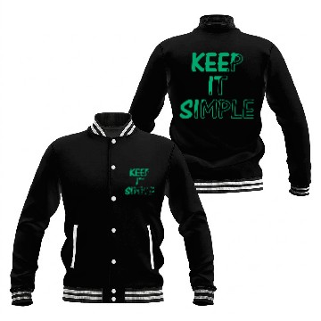 Discover keep it simple Baseball Jackets