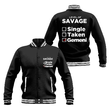 Discover Zodiac Single Taken Gemini Baseball Jackets