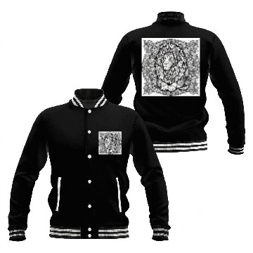 Discover Lion Mandala Baseball Jackets