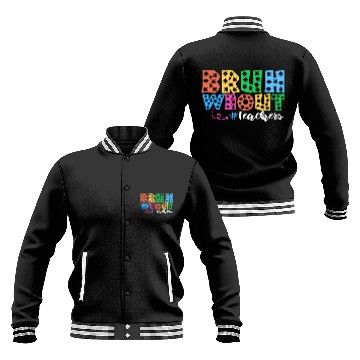 Discover Bruh We Out Teachers summer teacher lovers Baseball Jackets