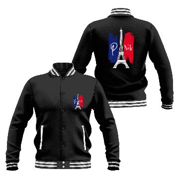 Discover Paris Clothing France Premium Baseball Jackets