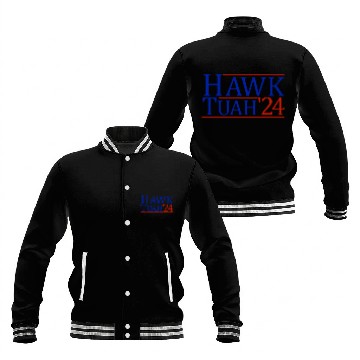 Discover Hawk Tuah '24 Elect Hawk Tuah 2024 Baseball Jackets