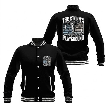 Discover Tornado Chasing Adventures: Embrace Nature's Fury Baseball Jackets