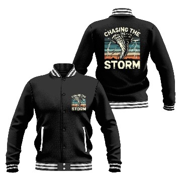 Discover Tornado Chasing Adventures: Embrace Nature's Fury Baseball Jackets