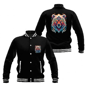 Discover Native American Spirit Wolf Baseball Jackets