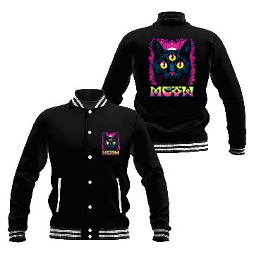 Discover Rainbow Witch Cat Seeing Baseball Jackets