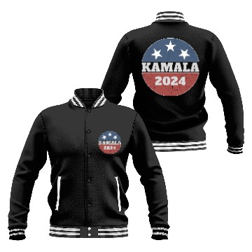 Discover Kamala Harris 2024 For President Campaign Design Baseball Jackets
