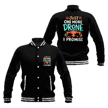 Discover Drone Pilot Drone Racer Baseball Jackets