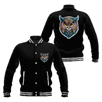 Discover Owl Neo Traditional Baseball Jackets