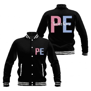 Discover PE Teacher Physical Education Teacher Baseball Jackets