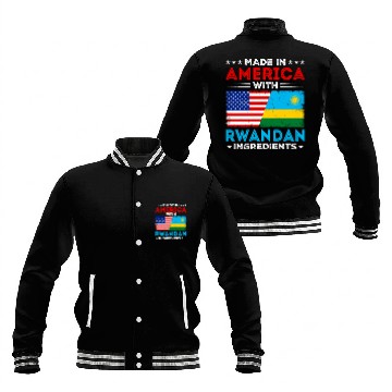 Discover American Crafted Rwandan Powered Rwanda Baseball Jackets